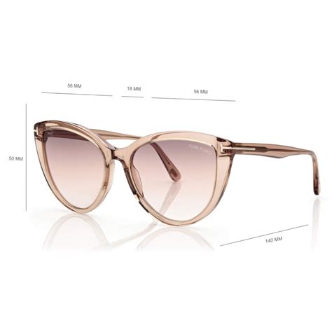 Tom Ford Isabela Sunglasses Occhiali Da Sole Cat Eye Champagne