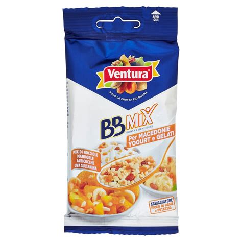 Ventura Bbmix Per Macedonie Yogurt E Gelati Mix Di Nocciole Mandorle