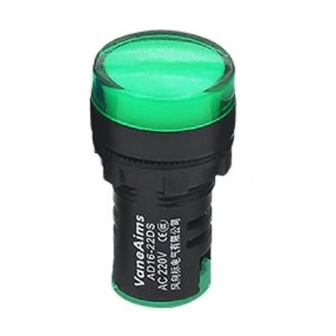 Sinalizador Indicador Luminoso Led V Mm Verde