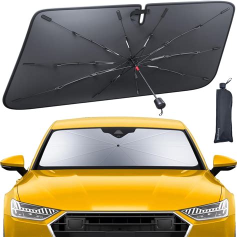 Amazon Car Windshield Sun Shade Umbrella Lamicall Fiberglass