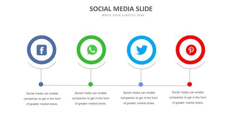 Social Media Slide Templates Biz Infograph