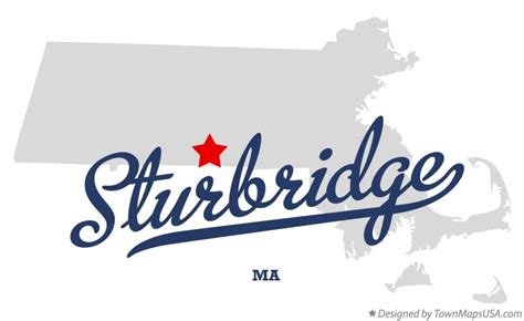 Map of Sturbridge, MA, Massachusetts