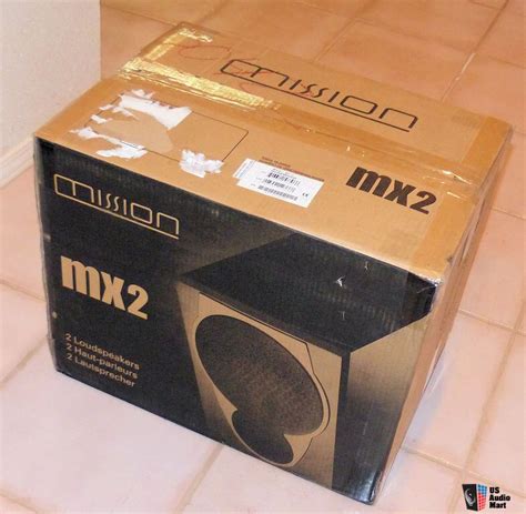 Mint Condition Mission MX2 Bookshelf Speaker Pair Rosewood Exterior