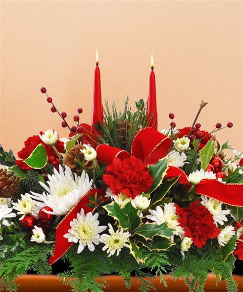 A Merry Christmas Centerpiece A Beautiful Holiday Centerpiece That