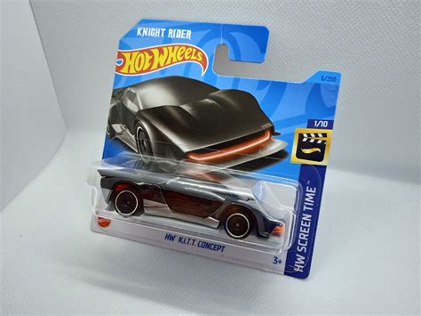 Hot Wheels Knight Rider KITT Concept Short Card Etsy