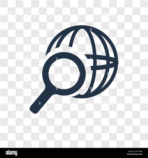 Search vector icon isolated on transparent background, Search ...