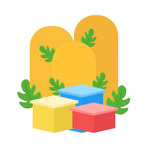 Premium Vector | Illustration of podium