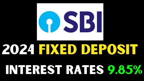 Sbi Bank Fixed Deposit Interest Rates All Banks Fd Rates Youtube