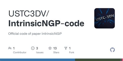 GitHub USTC3DV IntrinsicNGP Code Official Code Of Paper IntrinsicNGP