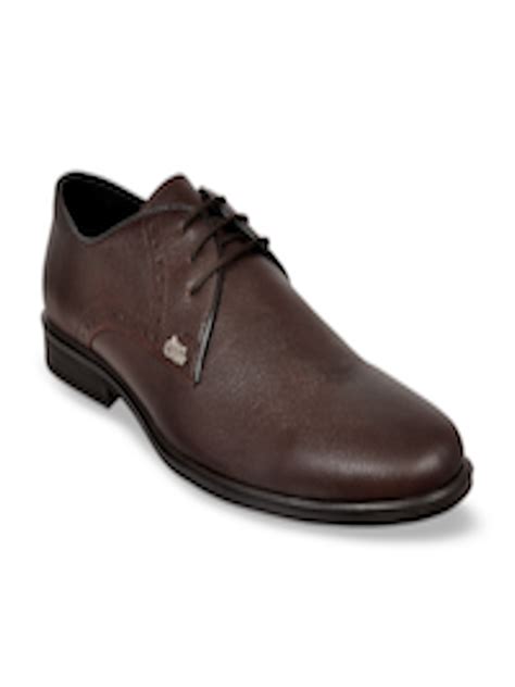 Buy Allen Cooper Men Brown Solid Leather Formal Debys Formal Shoes For Men 10840444 Myntra