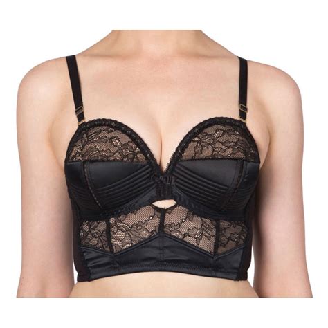 Dita Von Teese Her Sexellency Longline Bra D53930 Black 36b