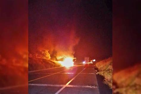 Se Incendia Cami N Torton En La Autopista Siglo Xxi