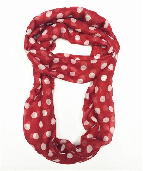 Look What I Found On Zulily Red And White Polka Dot Infinity Scarf By