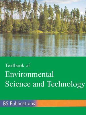 Textbook of Environmental Science and Technology by M. Anji Reddy ...