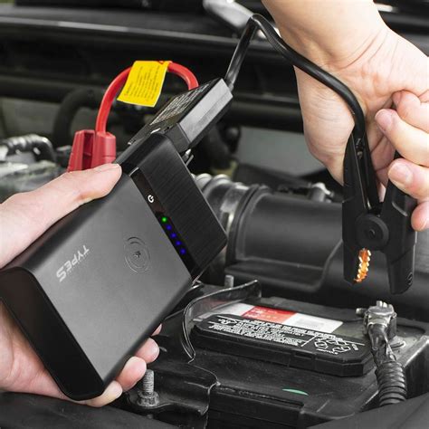 Type S Lithium Jump Starter And Portable Power Bank With Built In Wireless Charging Costco Uk