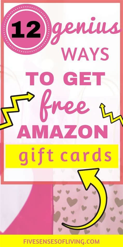 12 Super Easy Ways To Earn Free Amazon Gift Cards Fast Artofit