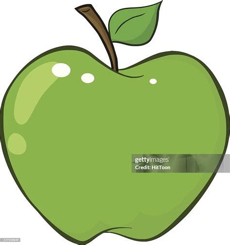 Cartoon Apple Outline