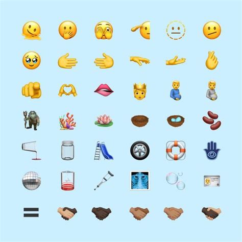 First Look New Emojis In Ios 154