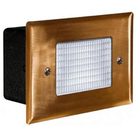 Dabmar Lighting Lv Led618 Cp 25w And 12v Jc Led Recessed Open Face Brick Step And Wall Light 1