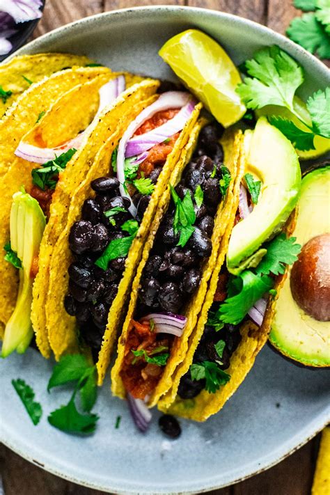 10 Minute Black Bean Tacos A Simple Palate