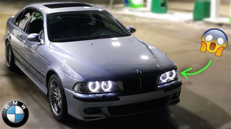 New Mod How To Install Led Halo Headlights On Your Bmw Angel Eyes Youtube