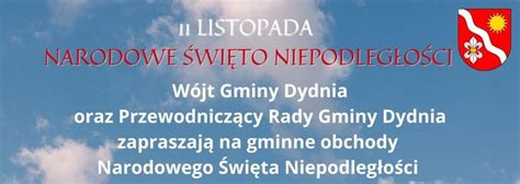 Zaproszenie Na Gminne Obchody Narodowego Wi Ta Niepodleg O Ci Gmina