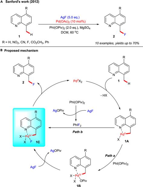 Transition Metal Catalyzed C Sp3 H Bond Fluorination Reactions Chem