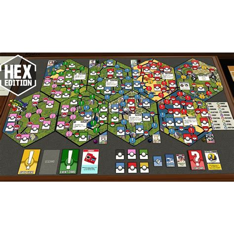Pokemon Tabuleiro - POKEMON MASTER TRAINER HEX EDITION - jogo de tabuleiro em português ...