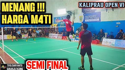 MENANG HARGA M4TISEMIFINAL ACONG SUKARJO VS TIYO DARYANTO