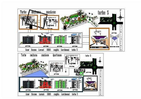 Complete Group Housing Project Autocad Dwg File Plan N Off