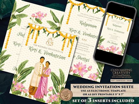 Tamil Wedding Invites And Tamil Wedding Cards South Indian Wedding