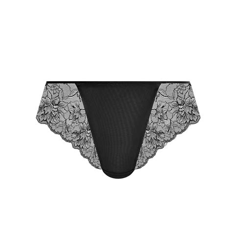 String Brianna in Schwarz von ELOMI Lingerie Damenunterwäsche XXL