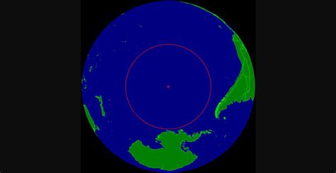 This is "Point Nemo", the oceanic pole of inaccessibility. | Scrolller