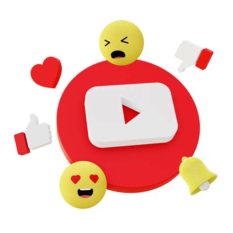 D Illustration Icon Of Youtube Like For Ui Ux Web Mobile App Social