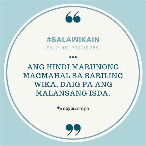 Kasabihan Patungkol Sa Wika Sapatungkol