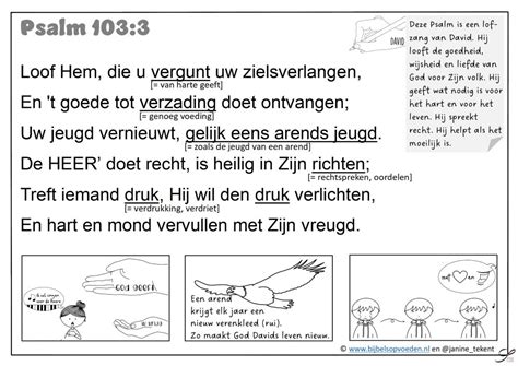 Psalm 103 Vers 3 Kleurplaat BijbelsOpvoeden Nl