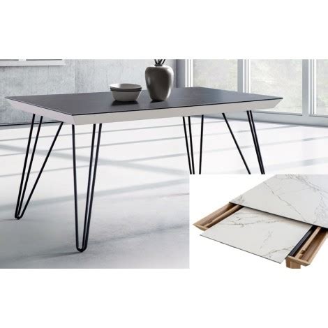 Mesa De Comedor Extensible Con Patas Met Licas Stylo Home