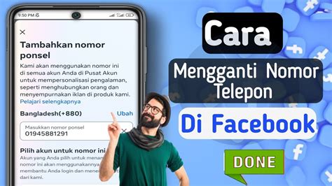 Cara Mengganti Nomor Telepon Di Facebook Perubahan Nomor