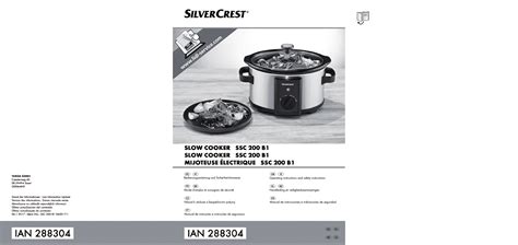 Manual De Uso Silvercrest Ian Slow Cooker