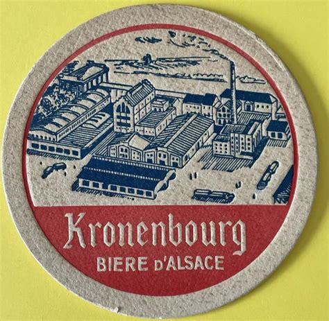 SOUS BOCK ANCIEN Brasserie Kronenbourg Strasbourg Biere Alsace Années