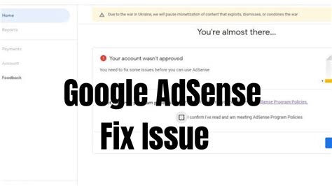 Approved You Need To Fix Some Issues Before Your Site Is Ready