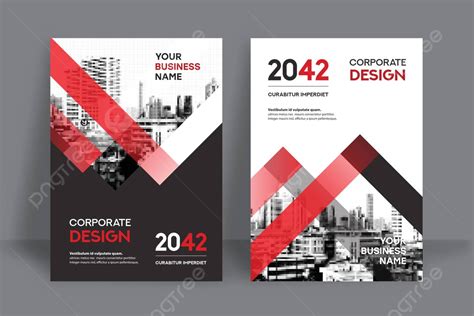 City Background Business Book Cover Design Template Book Blank Paper