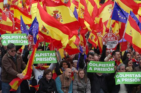 Manifestación De Pp Cs Y Vox En Madrid Para Pedir Elecciones Inmediatas