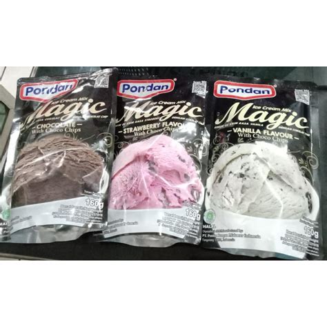 Jual Pondan Ice Cream Magic Pouch Gr Shopee Indonesia