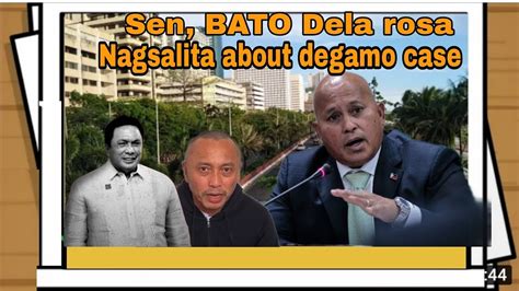 Breaking News Sen Dela Rosa Nagsalita Na Tungkol Degamo Case Youtube