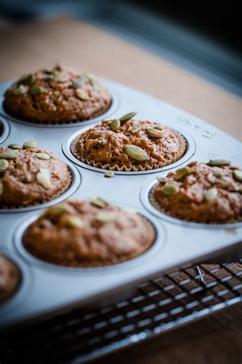 Healthy Pumpkin Carrot Pecan Muffins A Beautiful Plate