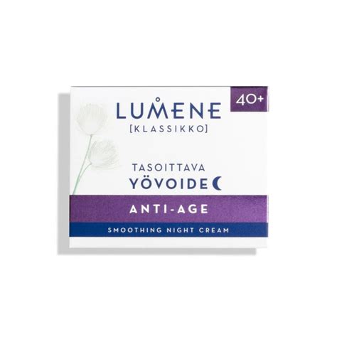 Lumene klassiko anti age 40+ ночной антивозрастной питательный крем, 50 ...