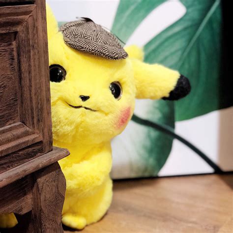 Pikachu Plush Toy Detective Pikachu Plush Cm Pikachu Soft Toy