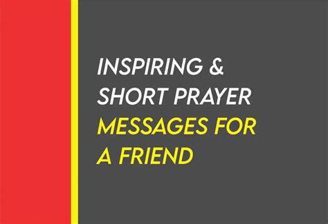 100 Powerful Short Prayer Message For A Friend And Colleagues