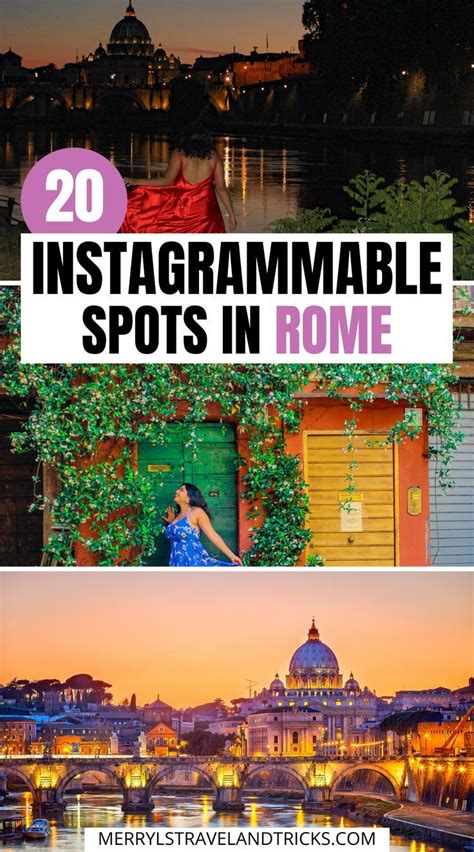 20 Instagrammable Spots In Rome Instagrammable Places Rome Rome Travel